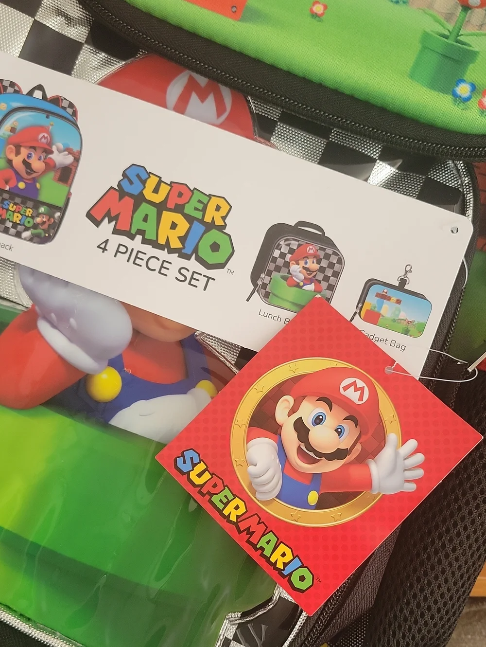 🆕️ Super Mario Backpack / 4 Piece Set
